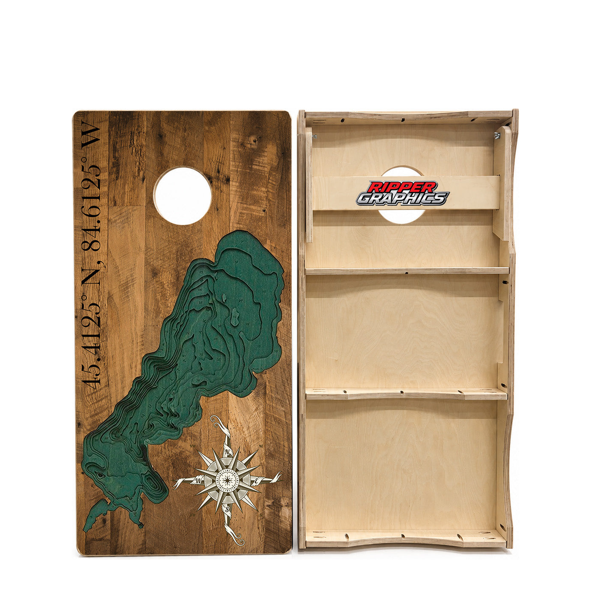 Mullett Lake Cornhole Design product photo