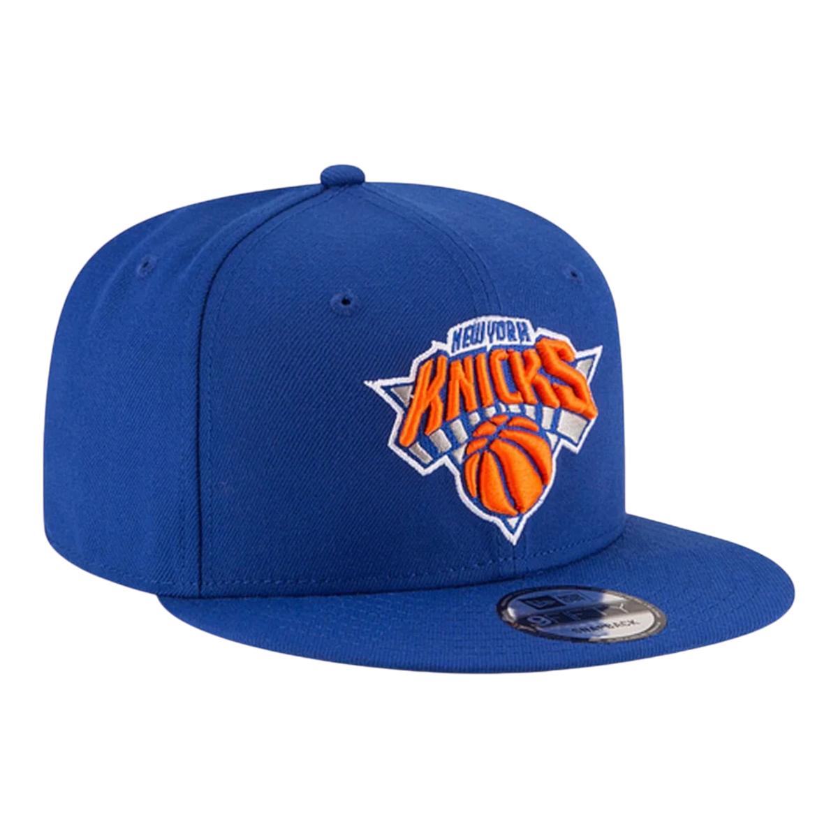New Era New York Knicks 9FIFTY Men's Snapback Hat — Royal/Orange