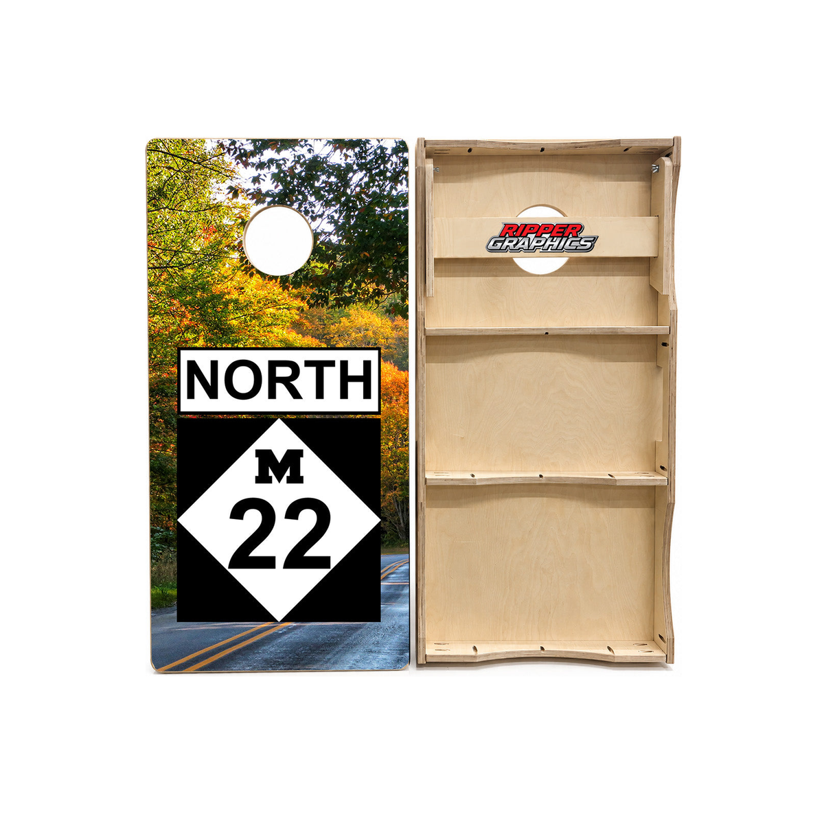 North M22 Cornhole Design product photo