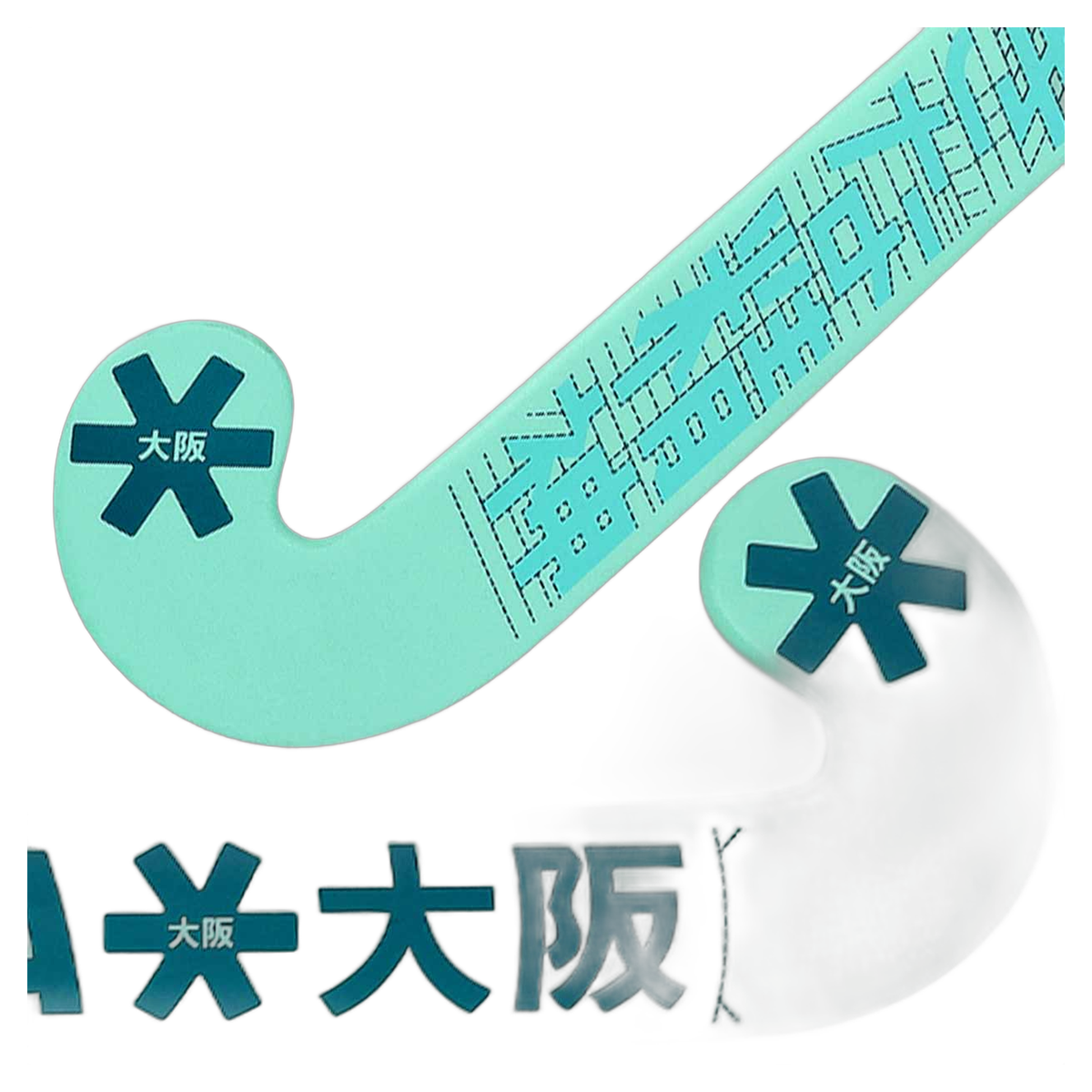 OSAKA Mid Bow 25 Field Hockey Stick Teal