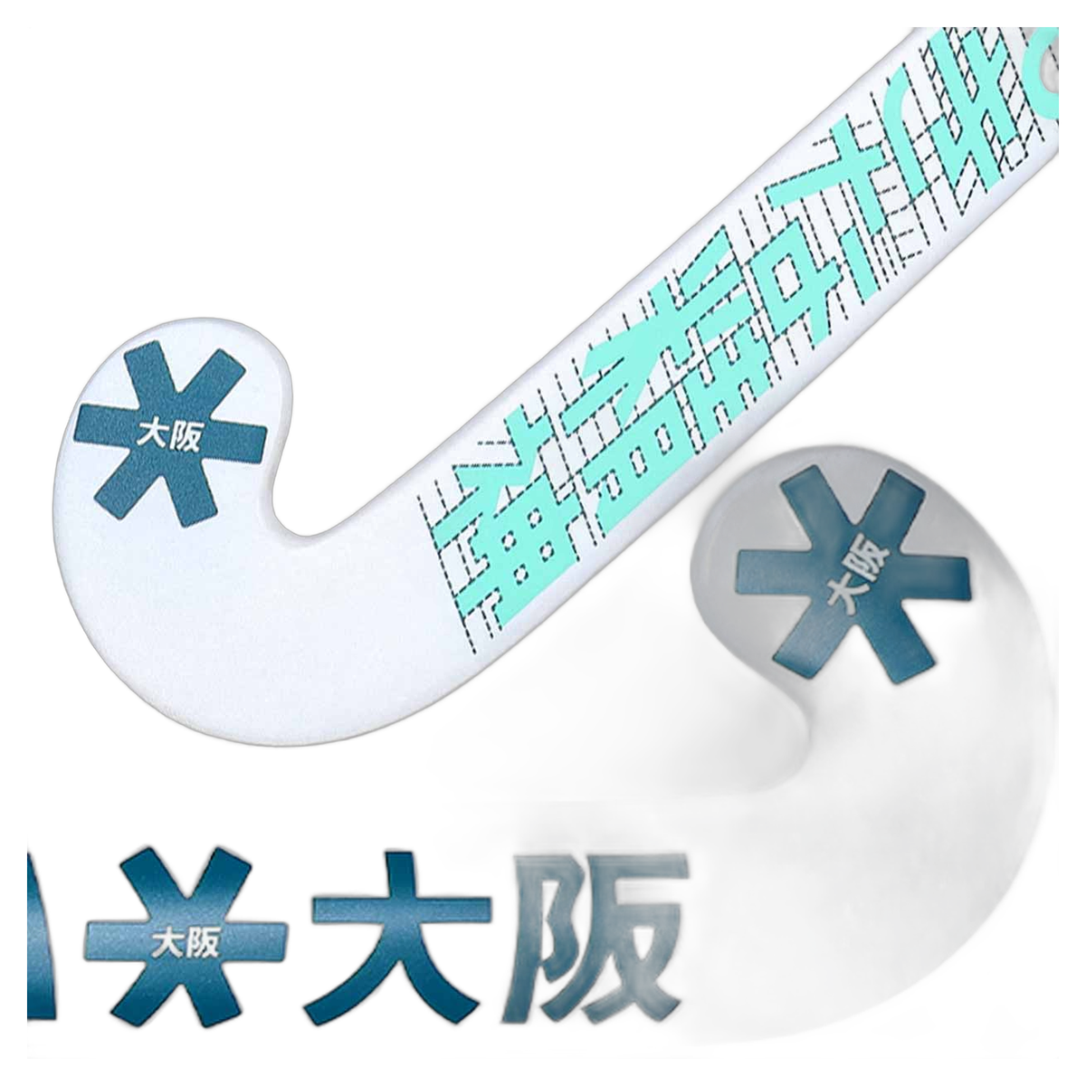 OSAKA Mid Bow 40 Field Hockey Stick White