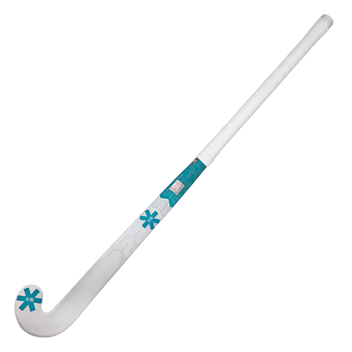 Osaka Pro Bow 10 Indoor Field Hockey Stick in White - front