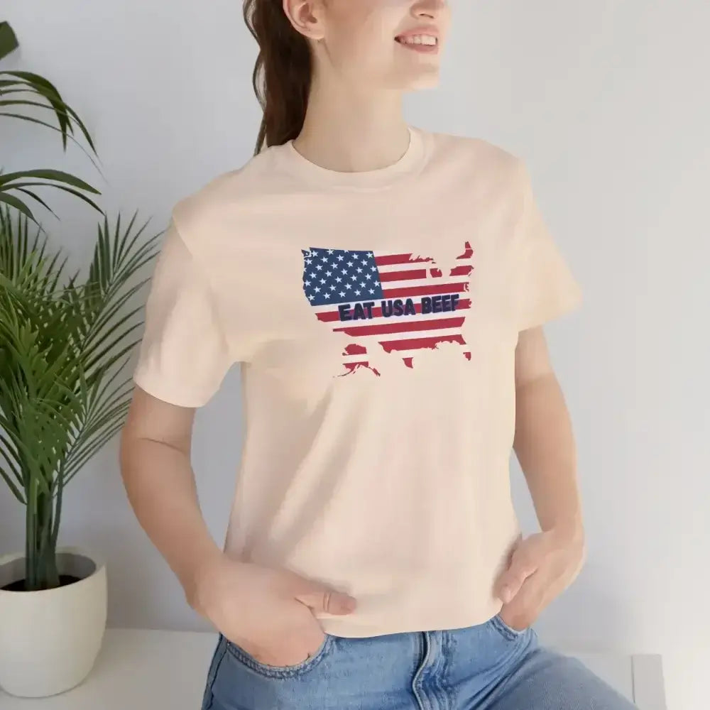 Patriotic Beef T-Shirt, Beef Pride Tee, Meat Lovers Patriotic Apparel