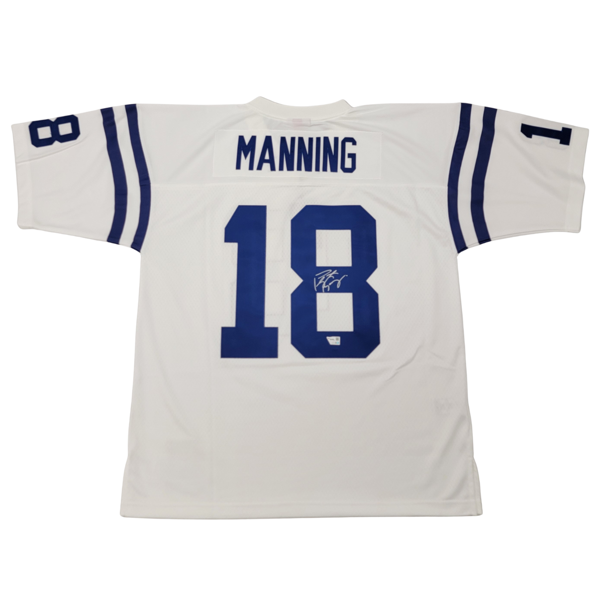 Peyton Manning Signed 2006 Indianapolis Colts Mitchell & Ness White Throwback Jersey | Fanatics Authentic