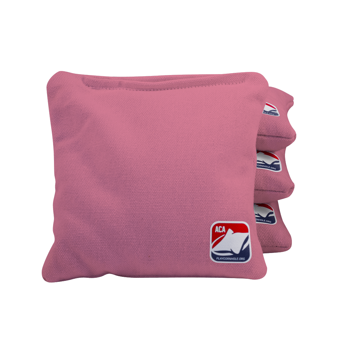 ACA Daily 66x 6-Inch Cornhole Bags, Set of 4 - Pink