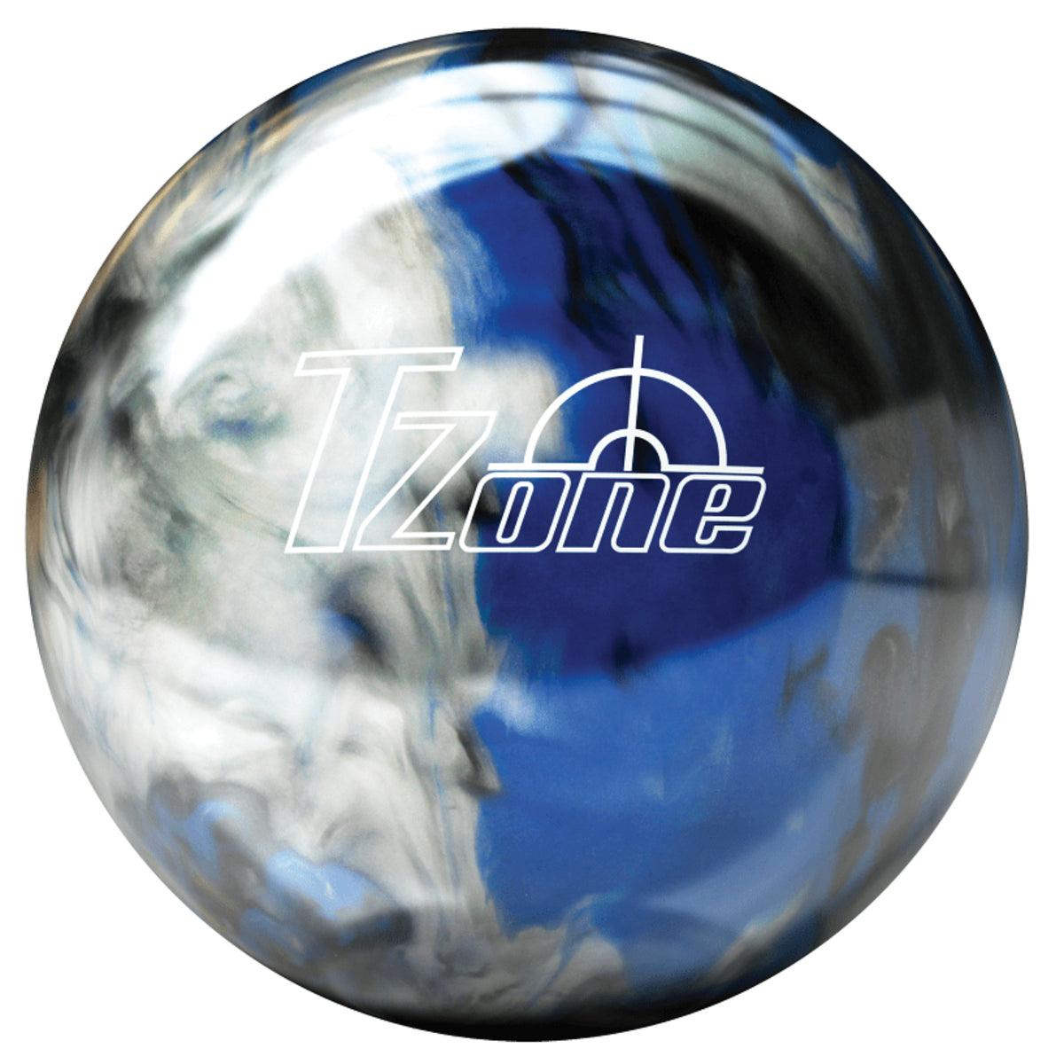 Brunswick TZone Indigo Swirl PRE-DRILLED Bowling Ball