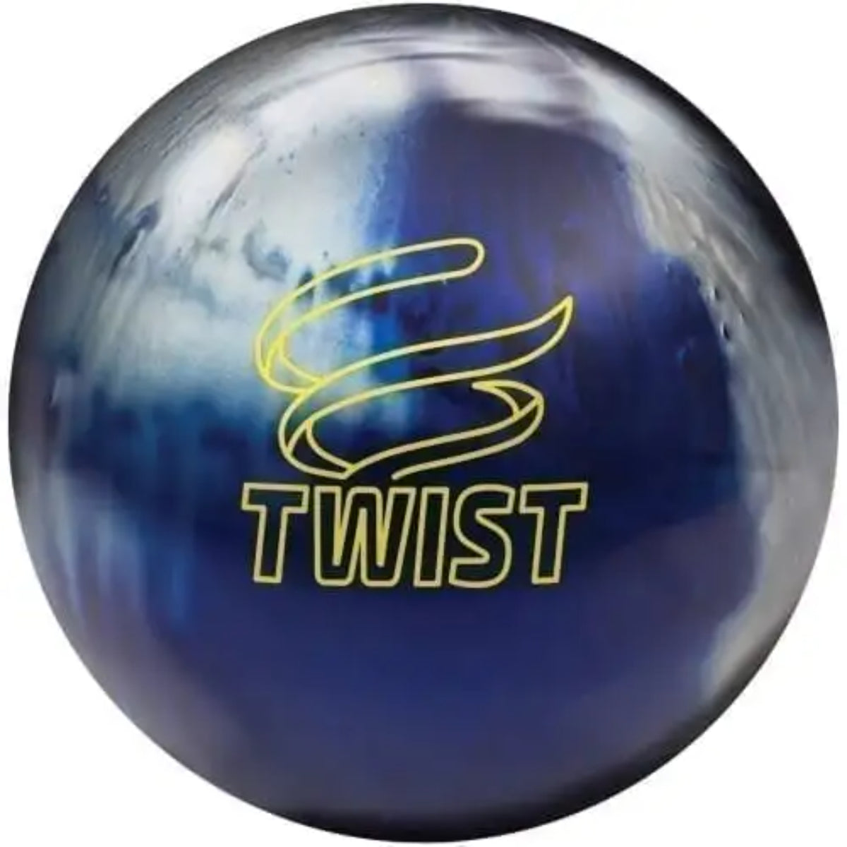 Brunswick Twist Blue Silver PRE-DRILLED Bowling Ball