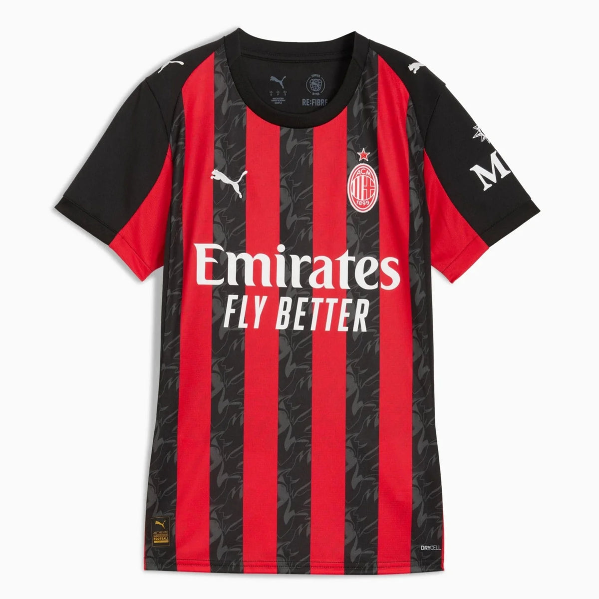 Puma 2025-26 AC Milan Women's Stadium Home Soccer Jersey