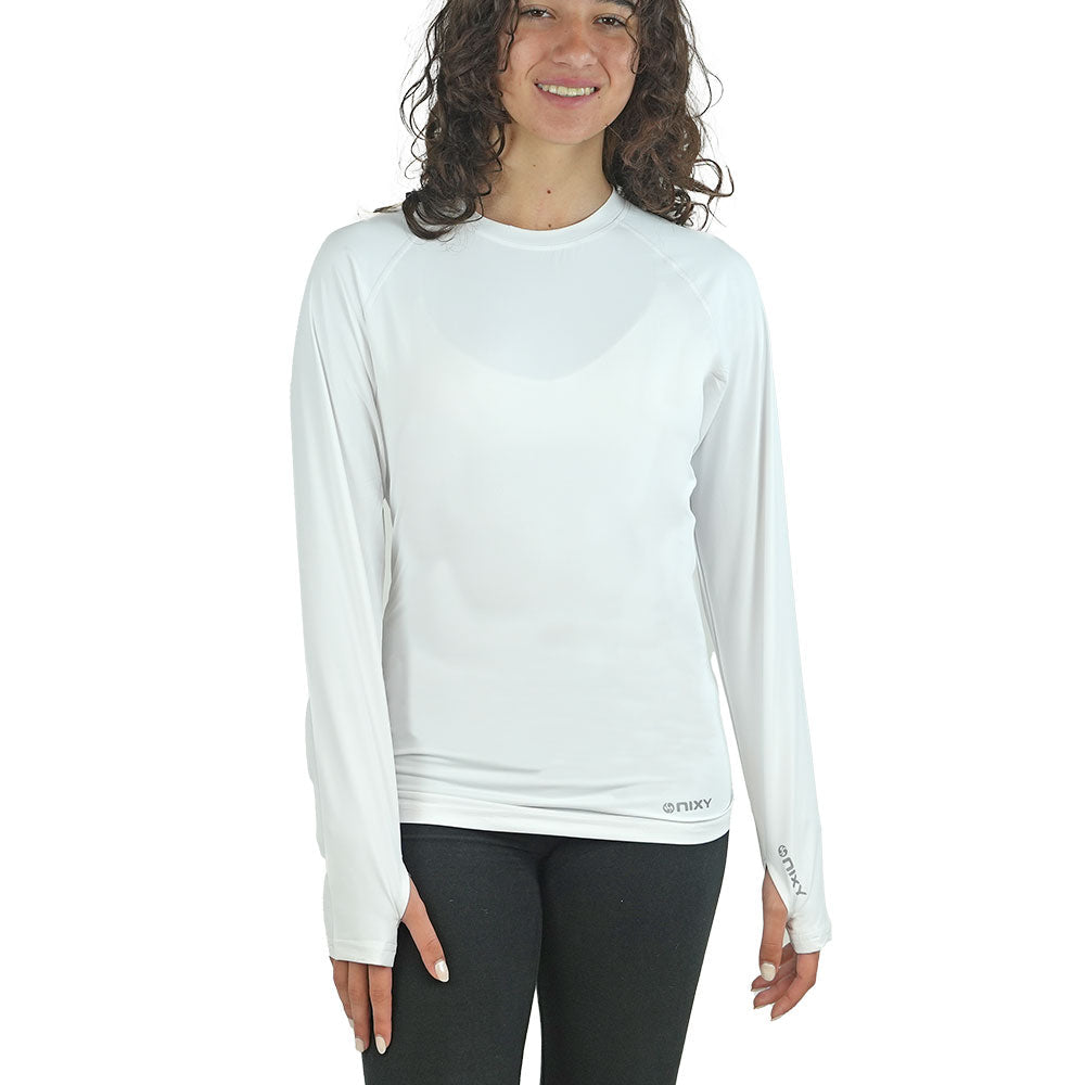 NIXY Women's Rash Guard UPF 50+ for Paddleboarding, Kayaking & Watersports