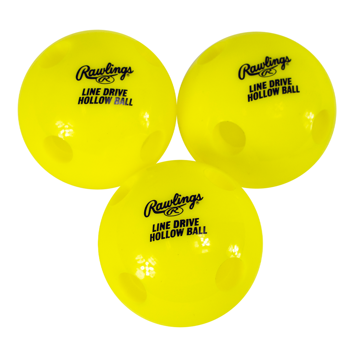 RAWLINGS Line-Drive Hollow Ball (3 pk.)