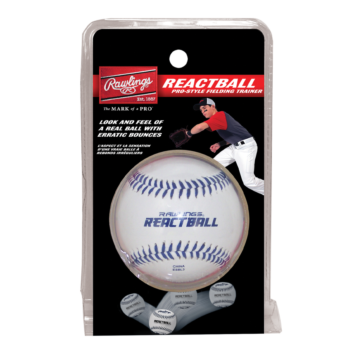 RAWLINGS Pro-Style REACTBALL Baseball