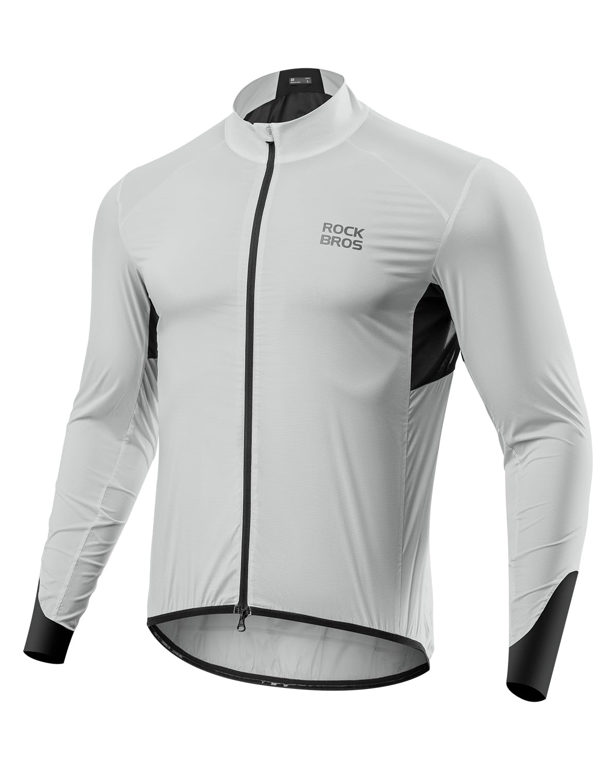 ROCKBROS Lightweight Reflective Windbreaker Running Cycling Jacket Women Men