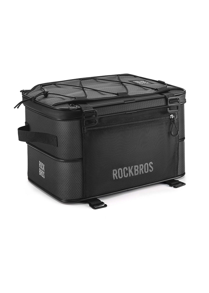 ROCKBROS Road to Sky Foldable Trunk Bag – 16.8L Expandable Bike Rack Bag