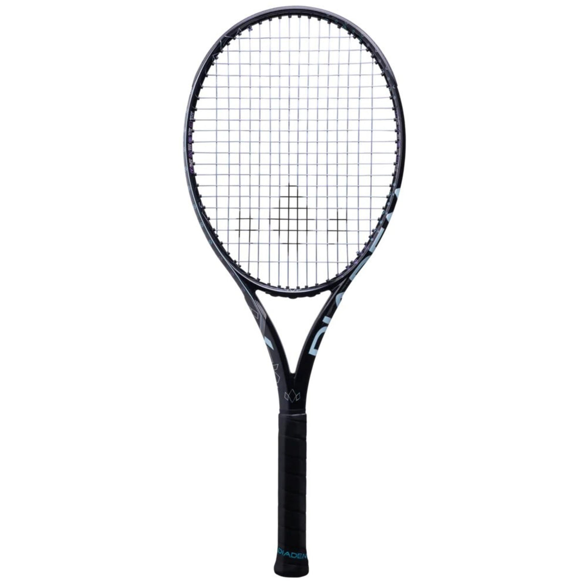 Diadem Elina Svitolina Signature Axis 98 tennis racket featuring a full string bed, streamlined frame, and standard grip handle, shown upright.