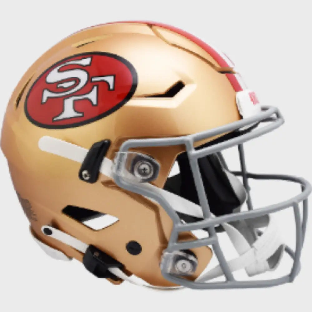 San Francisco 49ers 1964 to 1995 Full Size Authentic SpeedFlex Football Helmet - NFL