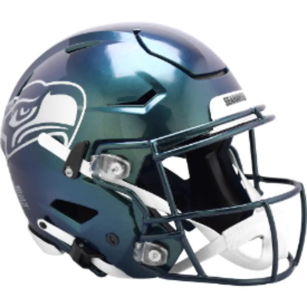 Seattle Seahawks Full Size Authentic SpeedFlex Football Helmet 2025 Rivalries - NFL