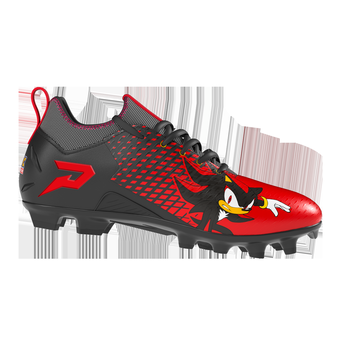 Shadow the Hedgehog Football Cleats - Quantum Speed 2.0 by Phenom Elite