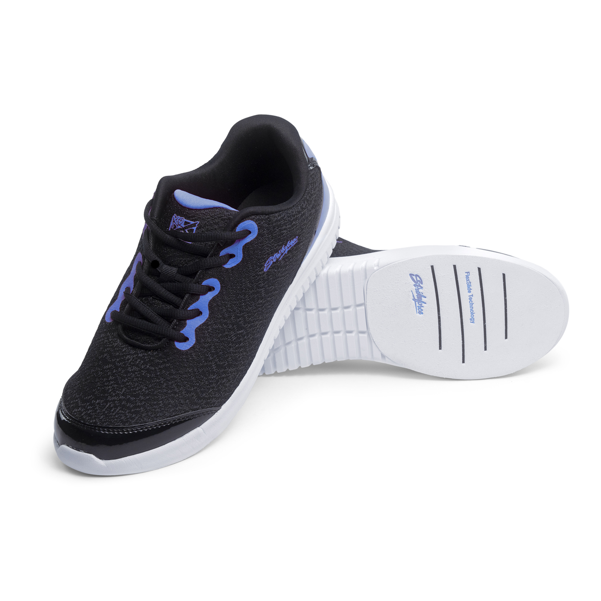 KR Strikeforce Glitz Women's Bowling Shoes, Black/Blue - product view 1