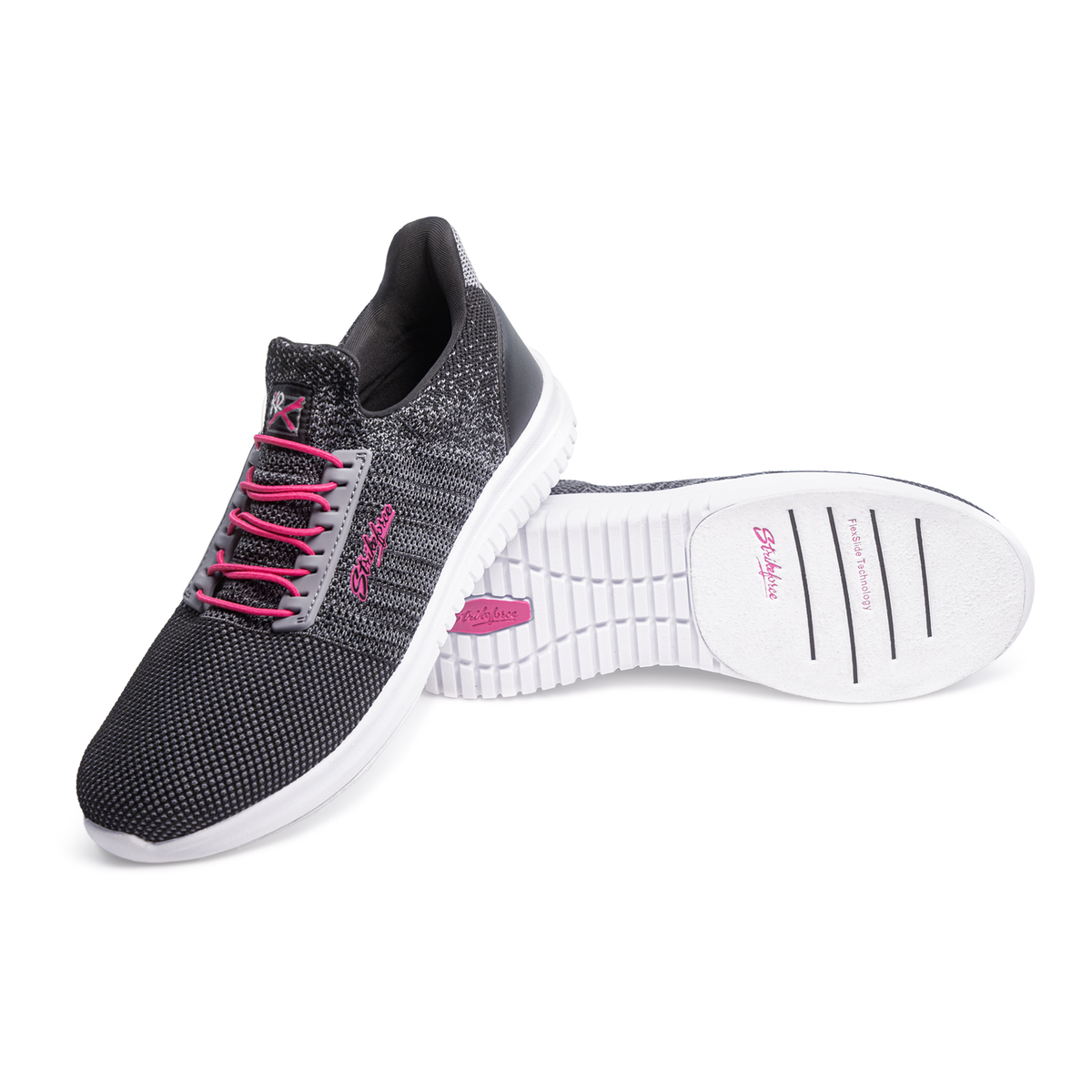KR Strikeforce Rhythm Women's Bowling Shoes, Dark Grey/Pink - product view 1