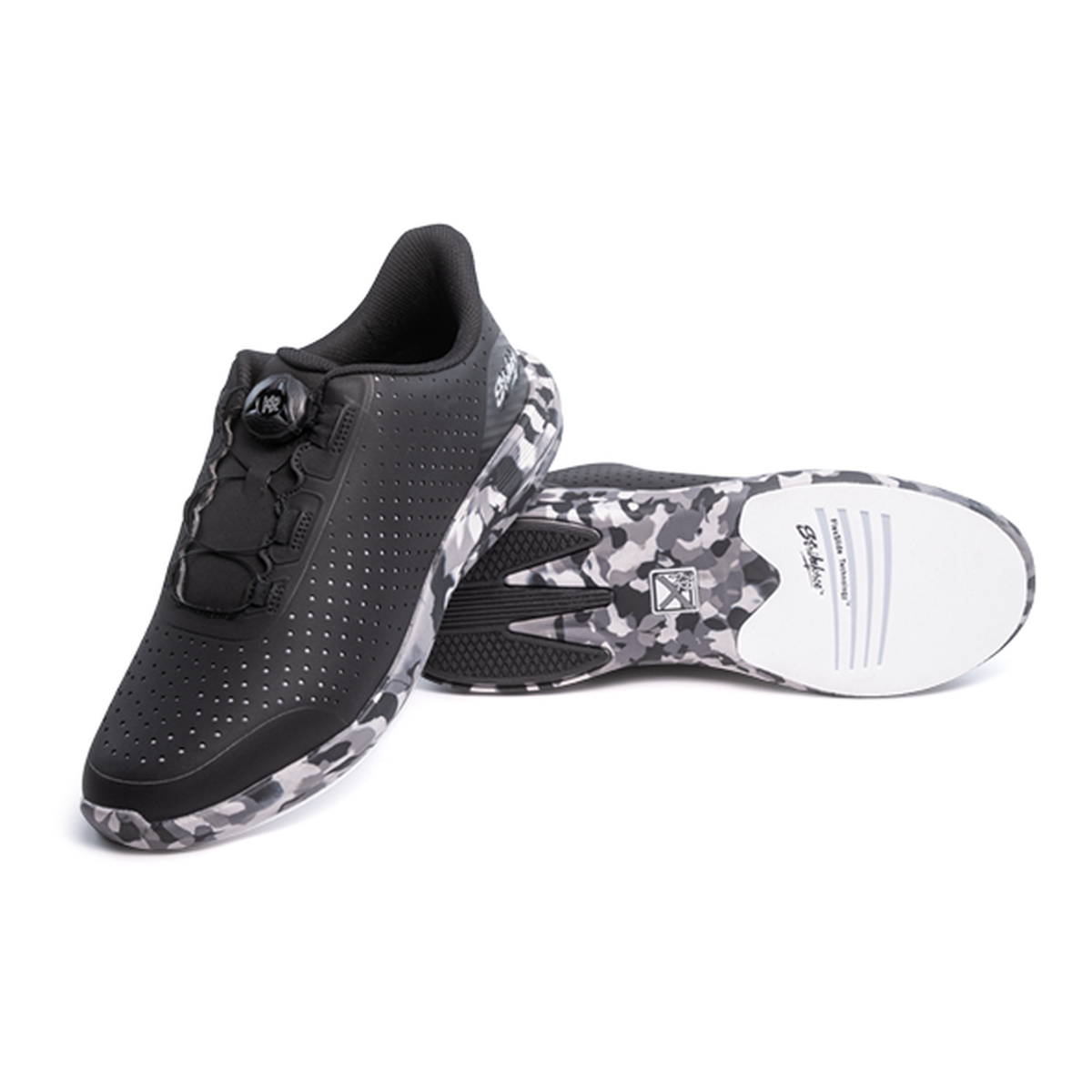 KR Strikeforce Arrow Fast Twist Men's Bowling Shoes, Black/Camo - product view 1