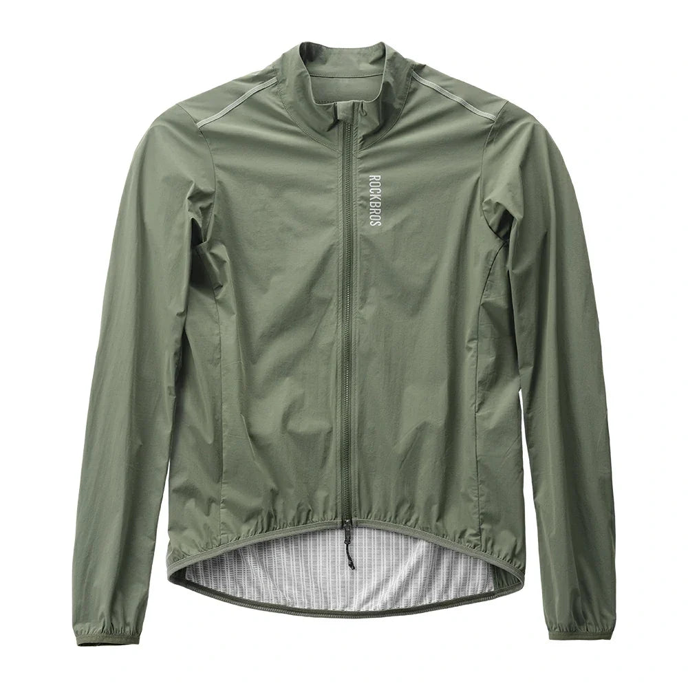 Foldable Windproof Cycling Jacket UV Protection for 50–77 °F