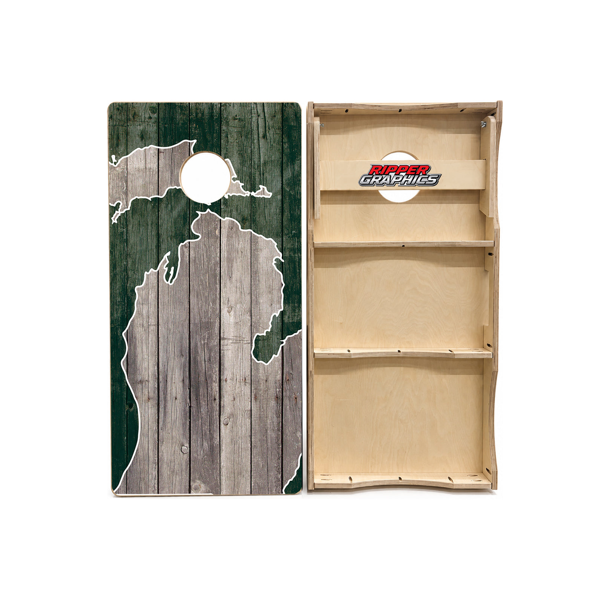 State of Michigan Cornhole Design product photo