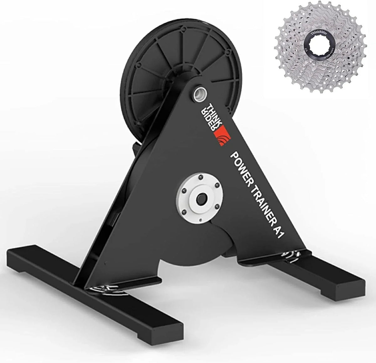 ThinkRider A1 Bike Trainer 11-Speed Cassette ANT+ Bluetooth Simulates 3% Slope