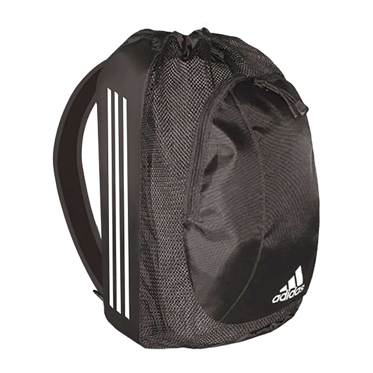 Adidas Wrestling Training Bag in Black/White - front view