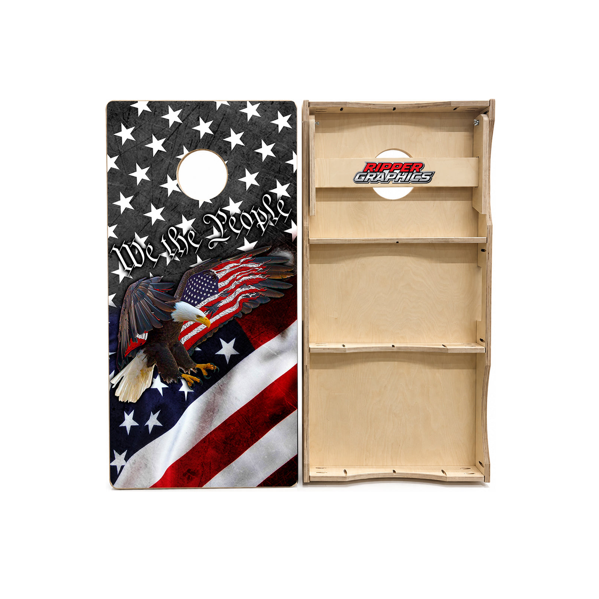 We the People Cornhole Design product photo