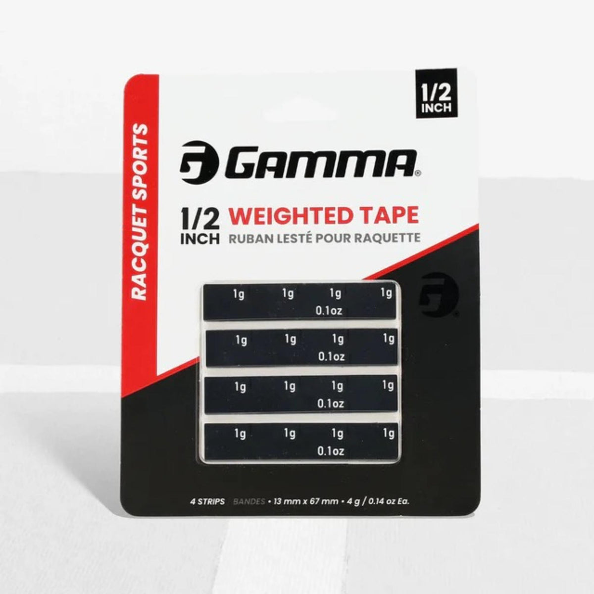 Pack of weighted tape strips for racquet customization, designed to add weight and adjust balance for improved performance.