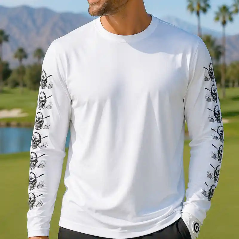 Golf Undershirt Long Sleeve (White)
