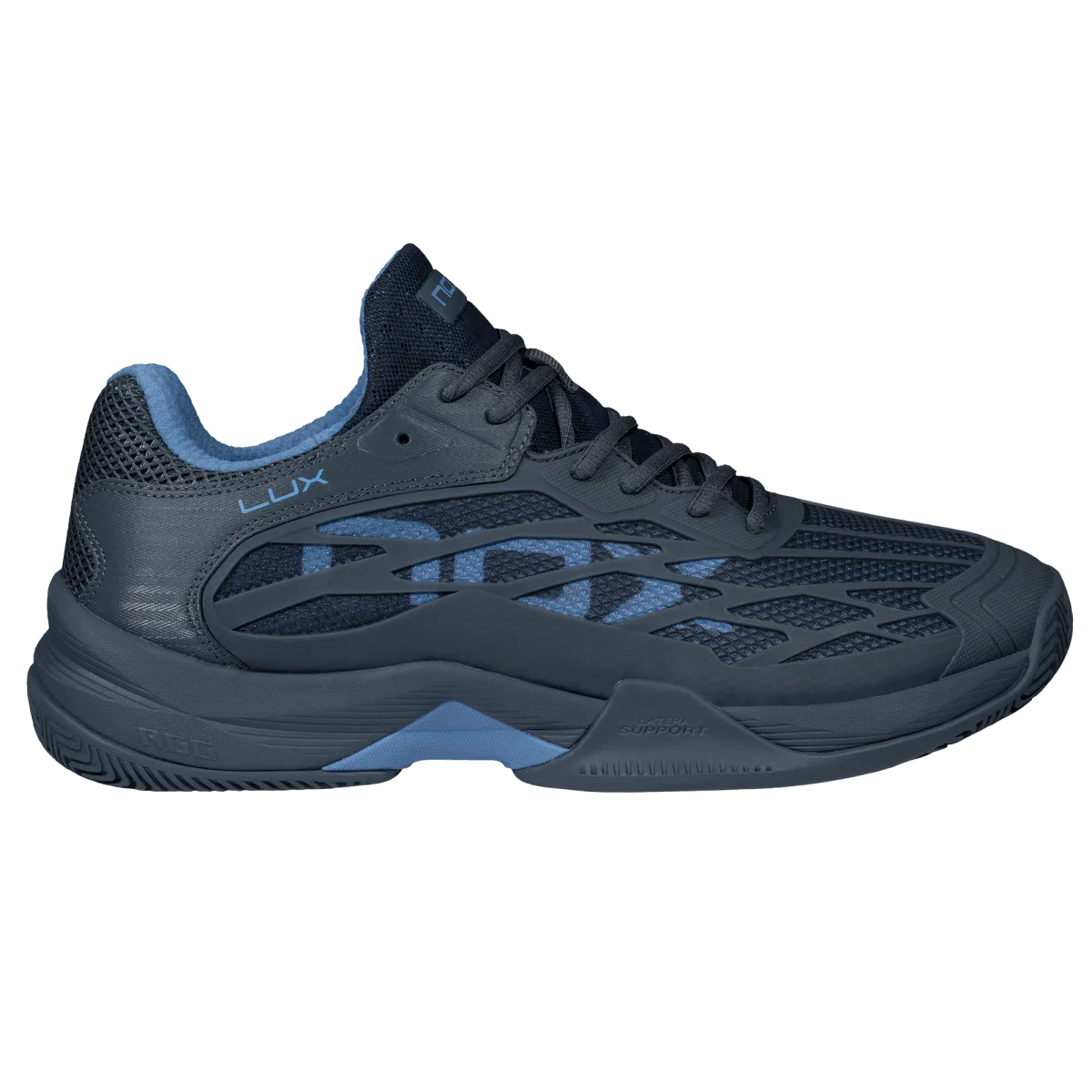 NOX AT10 LUX 2 Padel Shoes, Dark Slate - Side View