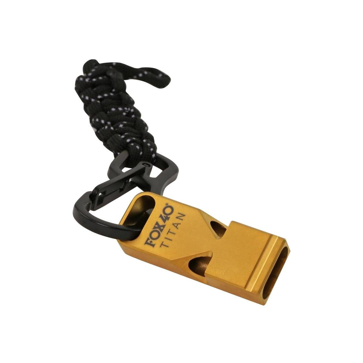 Fox 40 | Titan Luxury Titanium Premium Whistle | Free Paracord - Great Call Athletics
