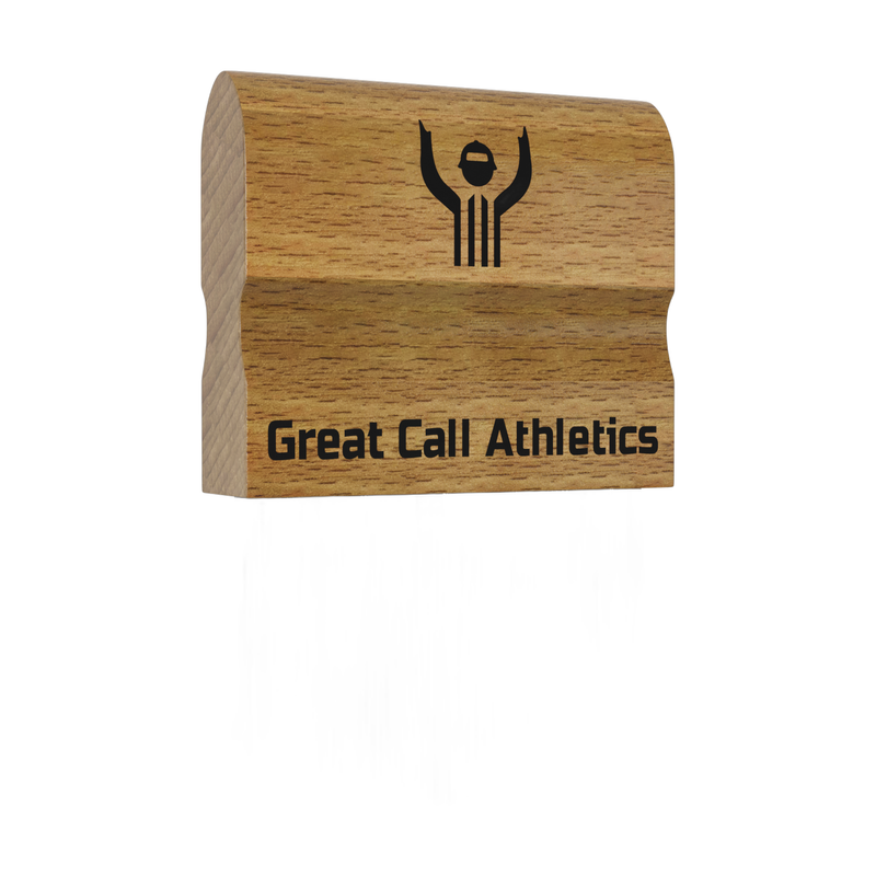 Great Call Athletics wooden home plate brush for baseball and softball umpires