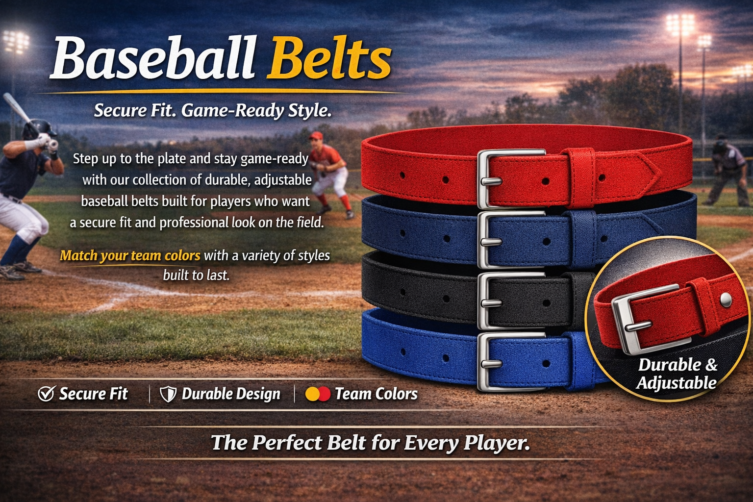 Baseball Belts