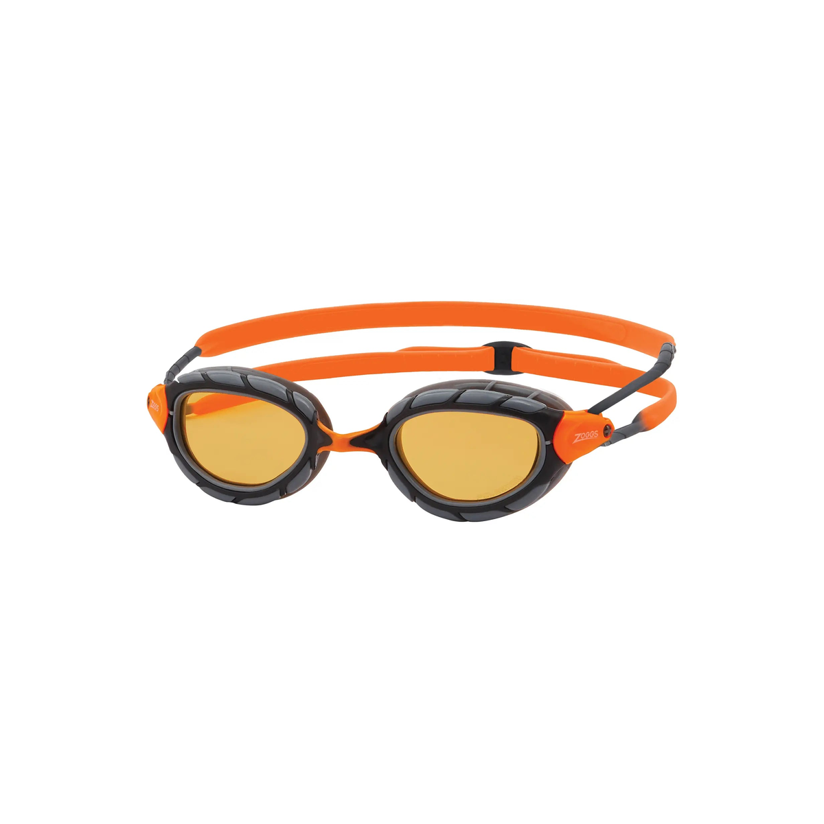 Zoggs Predator Polarized Ultra Swim Goggles Gray|Orange|Copper Small