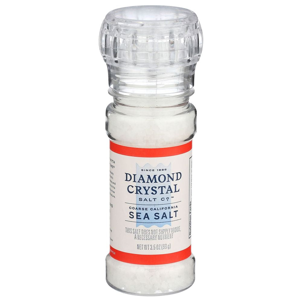 Diamond Crystal Coarse Sea Salt Grinder, 3.5 oz (Case of 12)