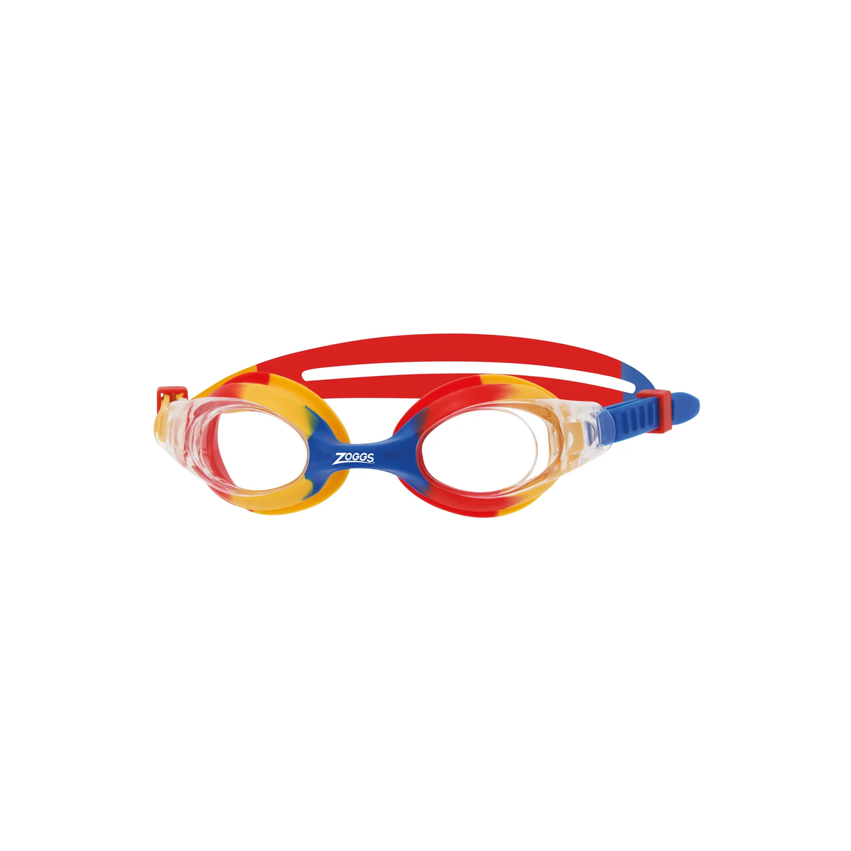 Zoggs Little Bondi Kids Swimming Goggles 0-6 Years Clear Lens Pool Goggles in YLRDCLR - front