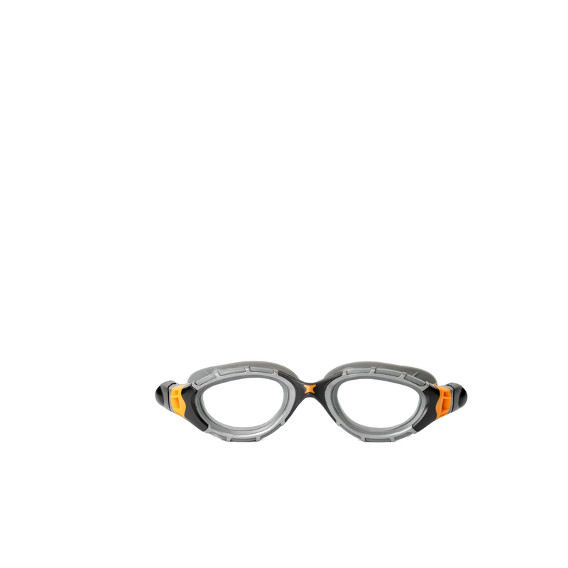 Zoggs Predator Flex Reactor Swimming Goggles Photochromatic Open Water in Grey Orange Reactor - detail 1