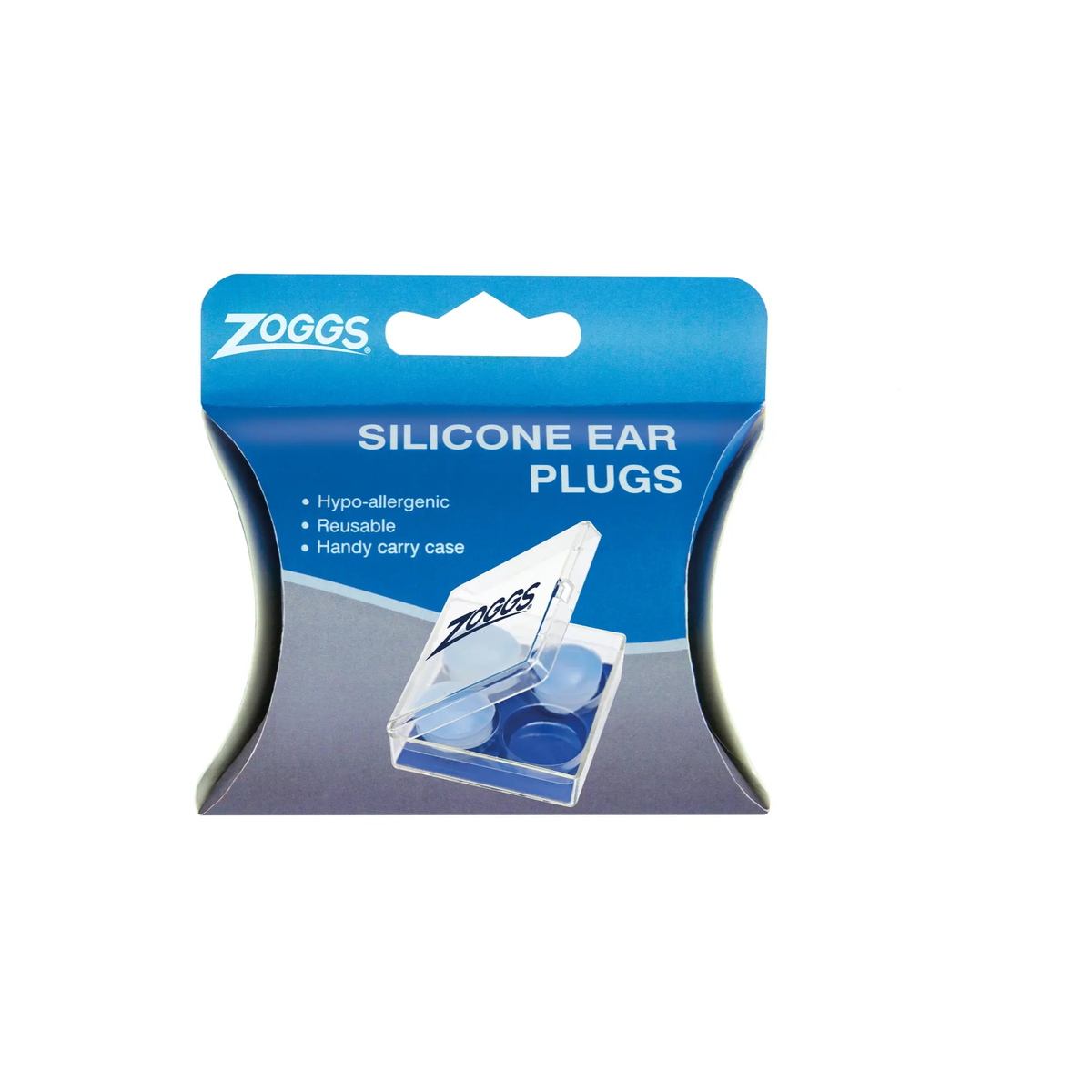 Zoggs Silicone Swimming Ear Plugs Soft Pliable Reusable Ear Protection - detail 1
