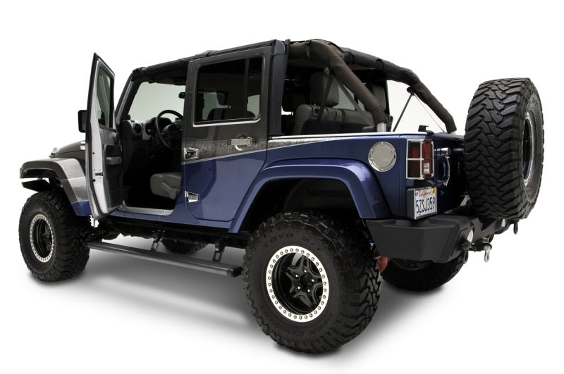 AMP Research 2007-2017 Jeep Wrangler JK 4 Door PowerStep - Black - View 4