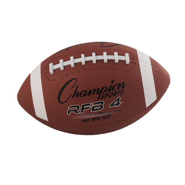 Champion Sports Rubber Football in Pee Wee - Front View