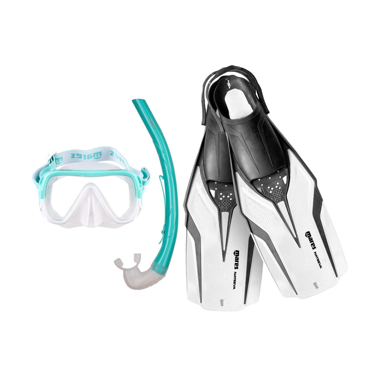 Mares Nateeva Keewee Diving Set - 410757_SetNateevaKeewee_WH