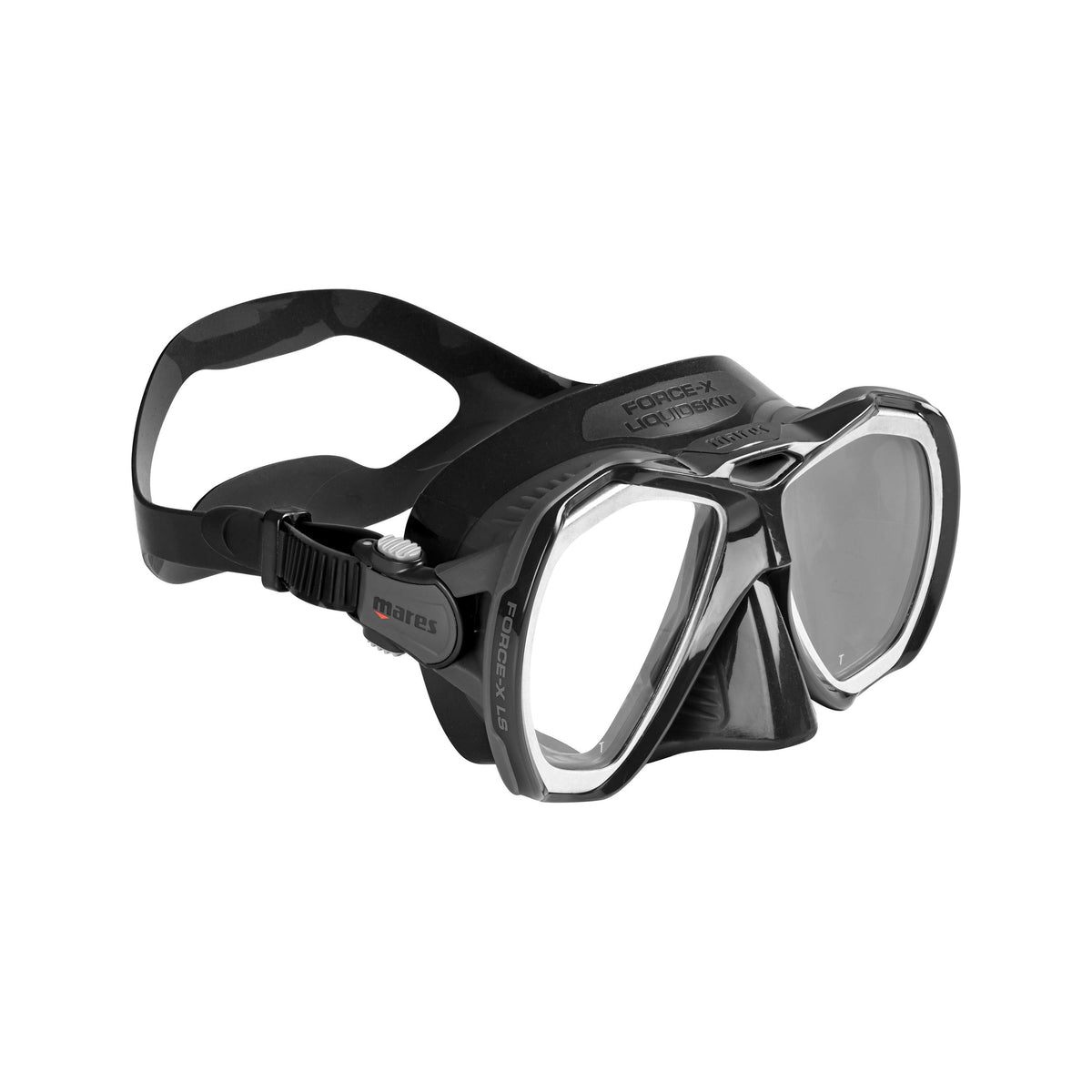 Mares Force-X LS Diving Mask - 411082_Force-X Liquidskin_BK