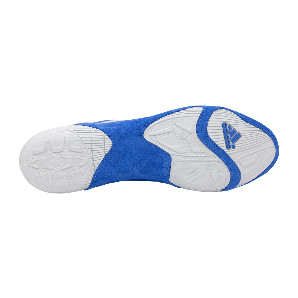 Adidas Adizero Bright Royal/Light Grey Wrestling Shoes in Bright Royal/Light Grey - view 2