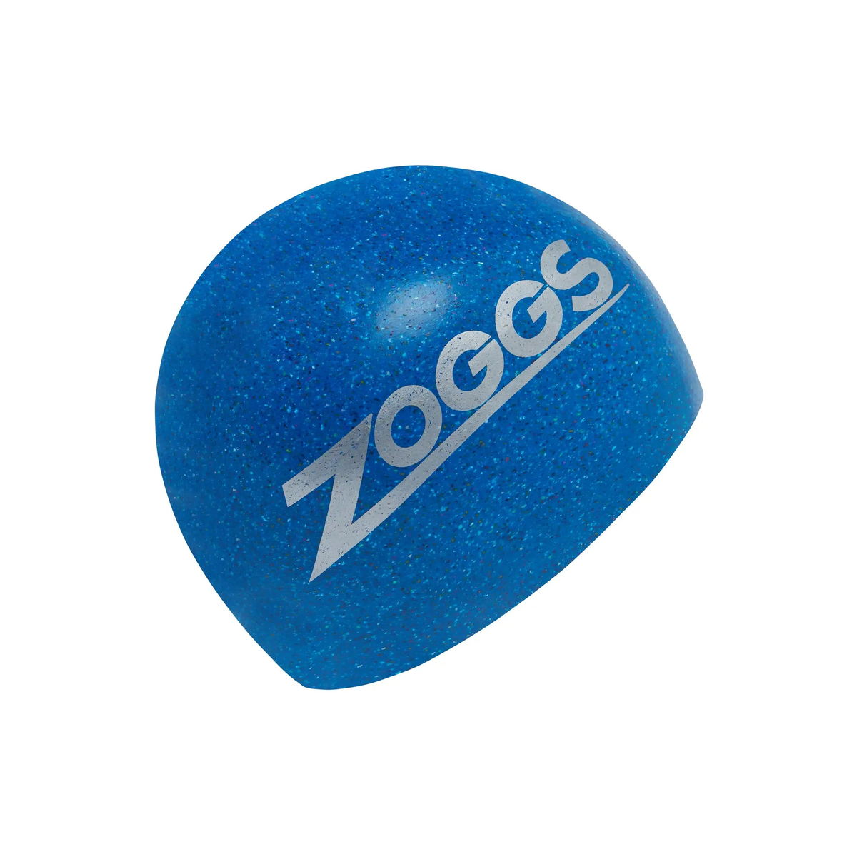 Zoggs Easy Fit Eco Swimming Cap Sustainable Recycled Silicone Swim Cap in Blue - front