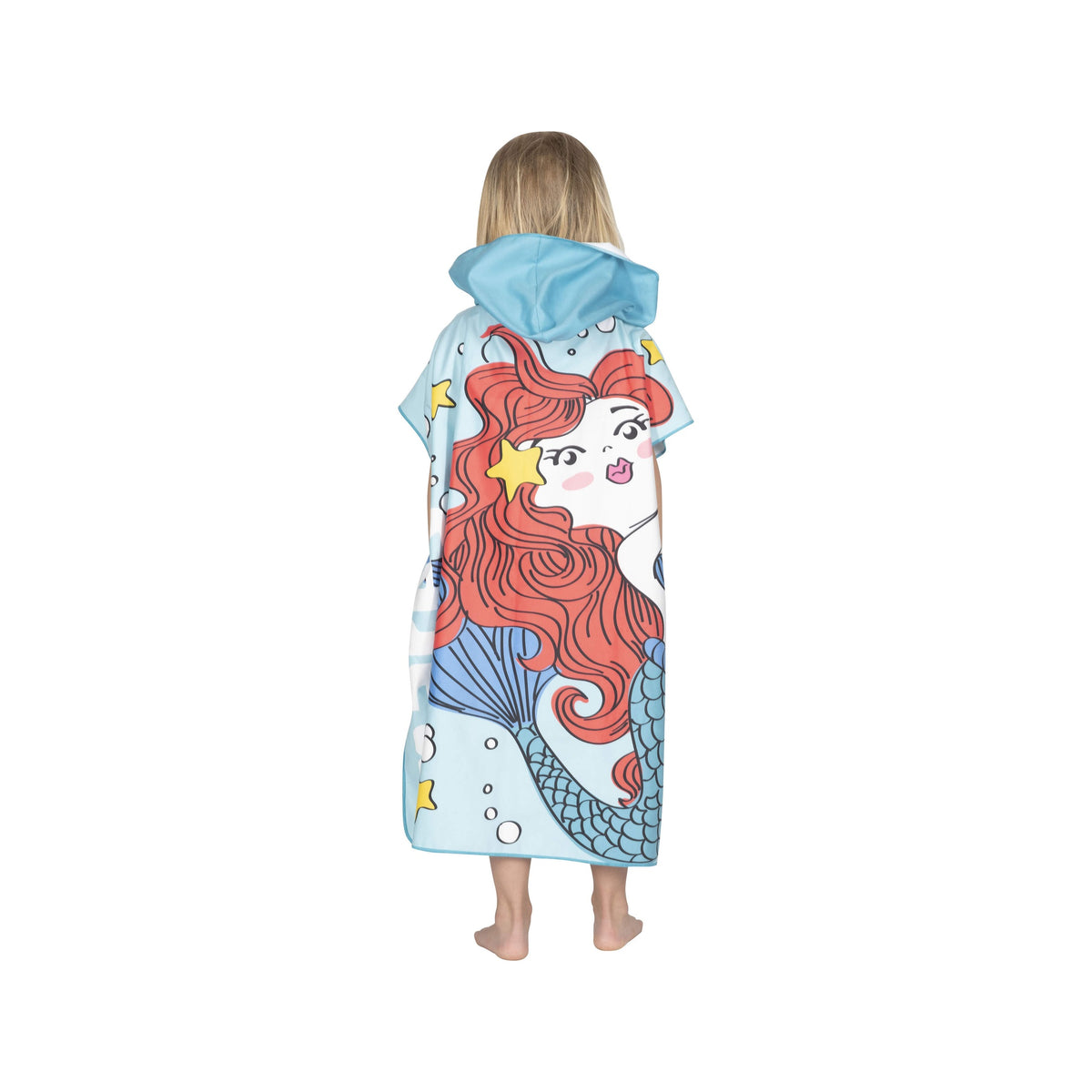 Mares Seaside Poncho Junior Diving Accessory - 415608_Seaside Poncho Junior_Mermaid_back