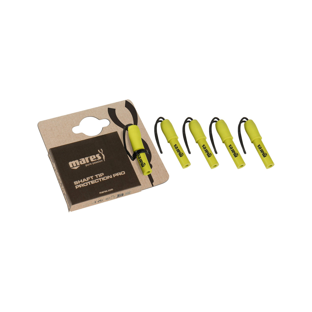 Mares Shaft Tip Protection Pro (5-Pack) Diving Accessory - 423981_Shaft Tip Protection Pro_pack of 5