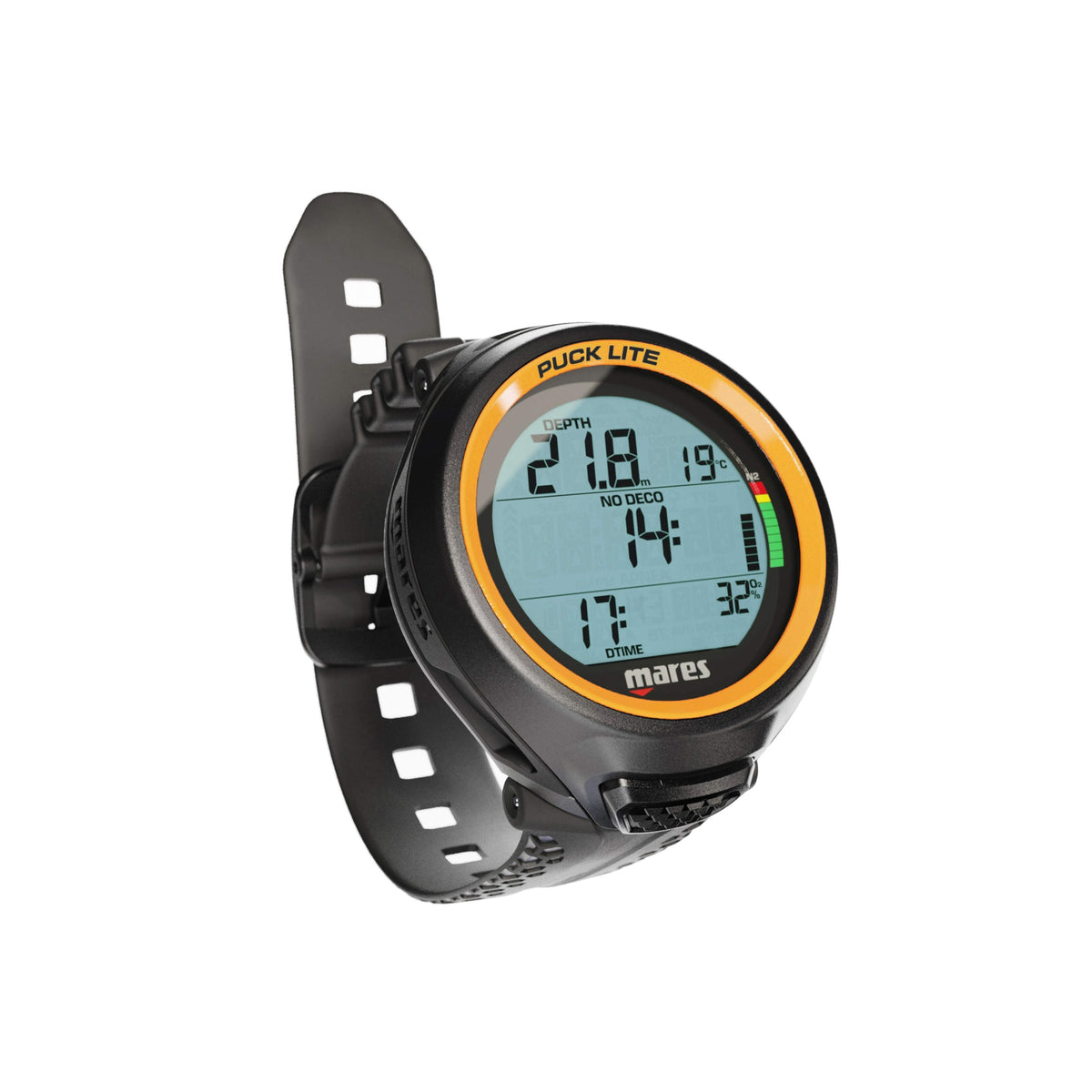 Mares Puck Lite Dive Computer - 414172 Puck Lite BKOR