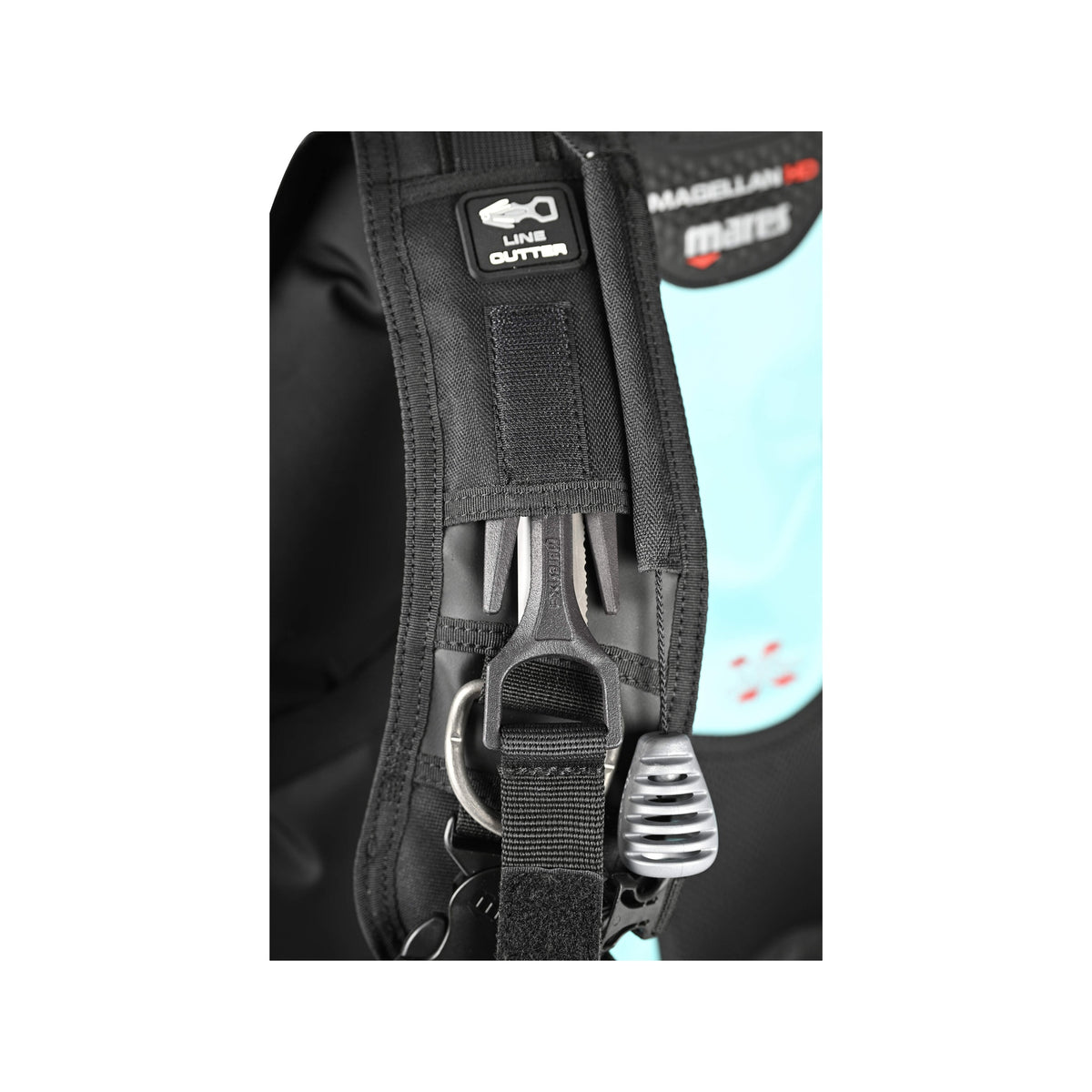 Mares Titanium/Ceramic Mini Line Cutter Diving Accessory - 415632 Mini Line Cutter In pocket